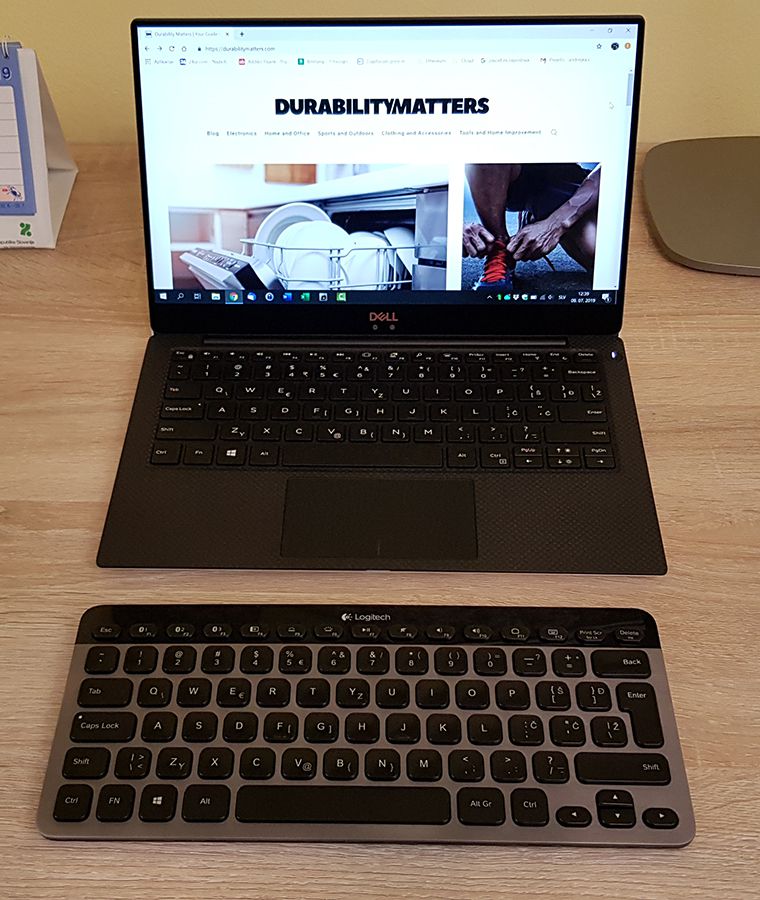Logitech K810 used with a laptop