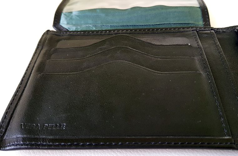 Mens Valentini Leather Wallet - Card Pockets 3