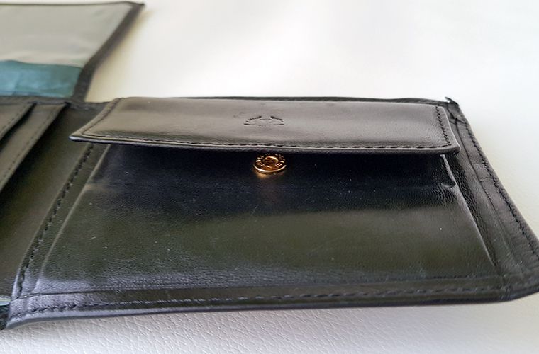 Mens Valentini Leather Wallet - Coin Pocket 3