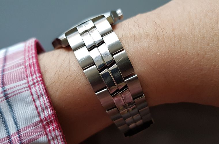 Tissot PR 50 Titanium from side