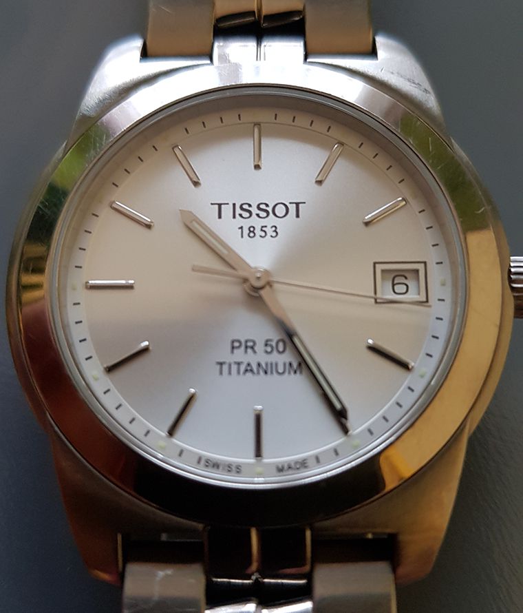 Tissot PR 50 Titanium - front
