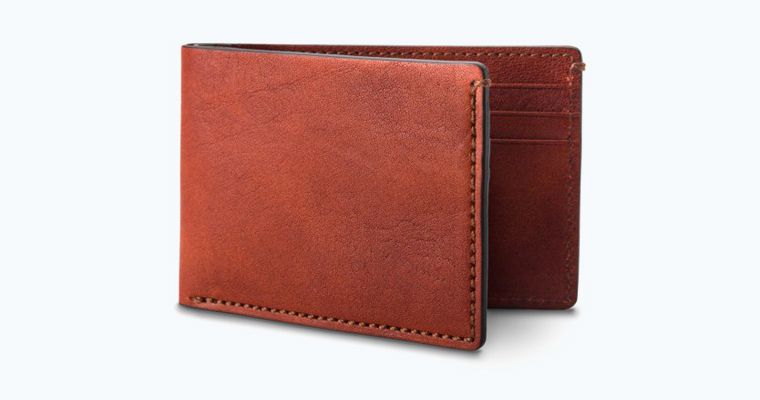 bifold leather wallet