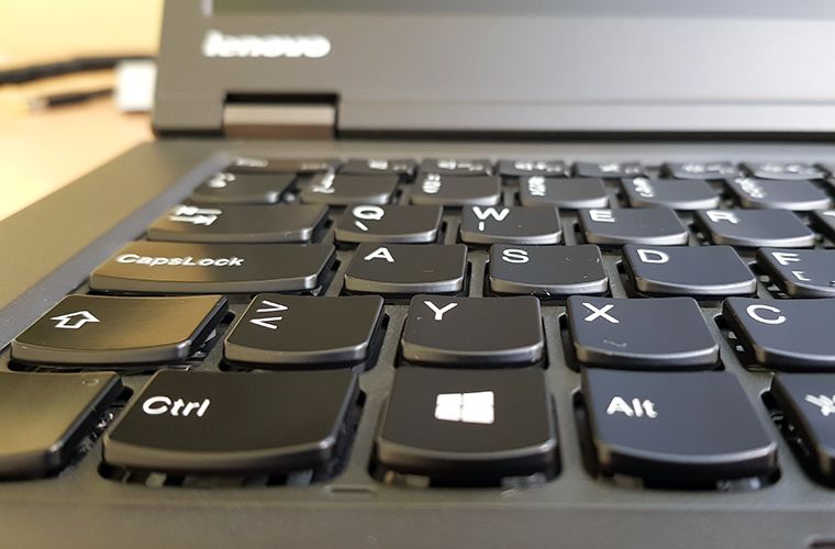 Lenovo ThinkPad T440p - Keyboard close-up