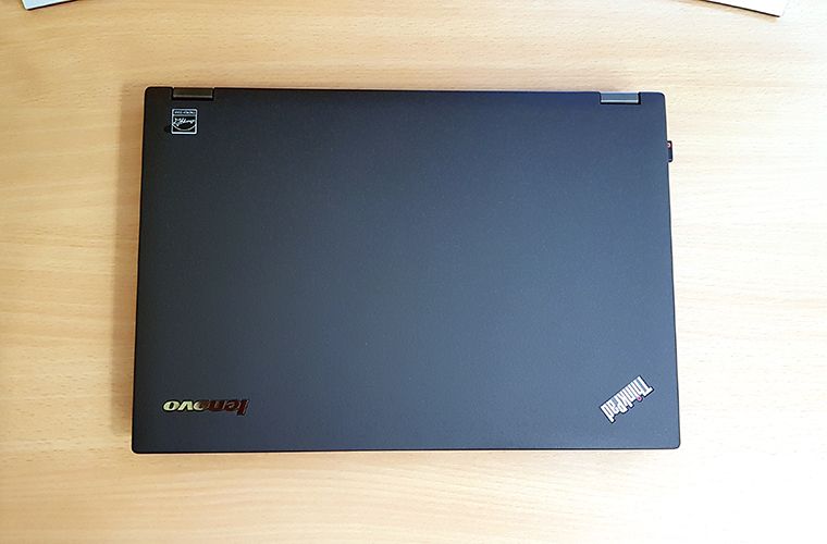Lenovo ThinkPad T440p - Top view