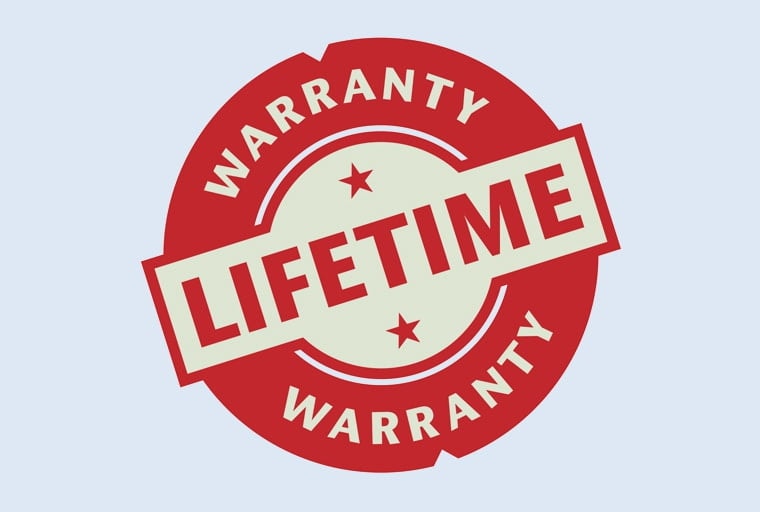 Lifetime Warranty seal