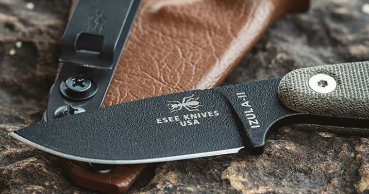 Black Esee knife