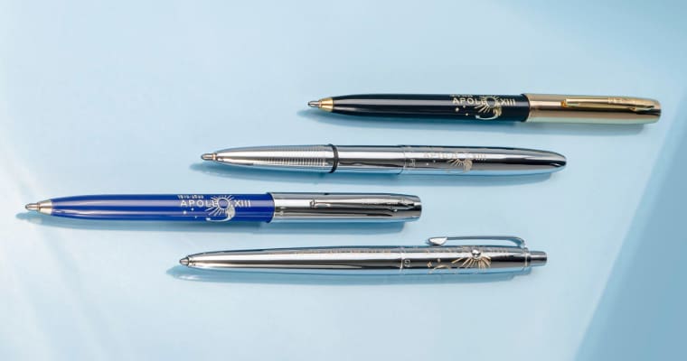 A collection of Fisher space pens
