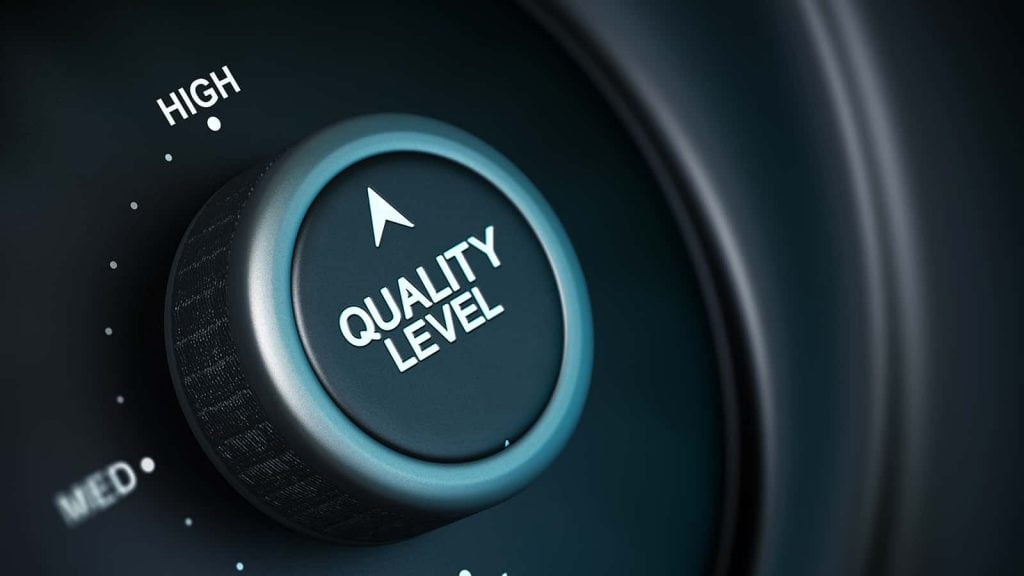 high level of quality management