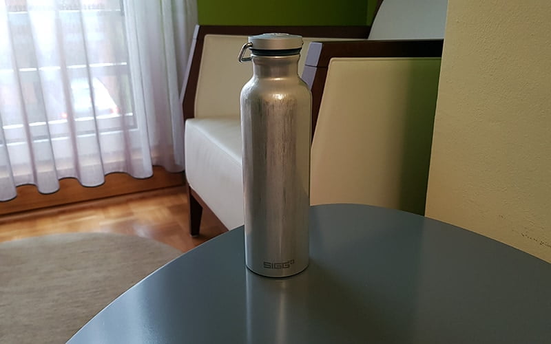 SIGG Original Alu Bottle on a table