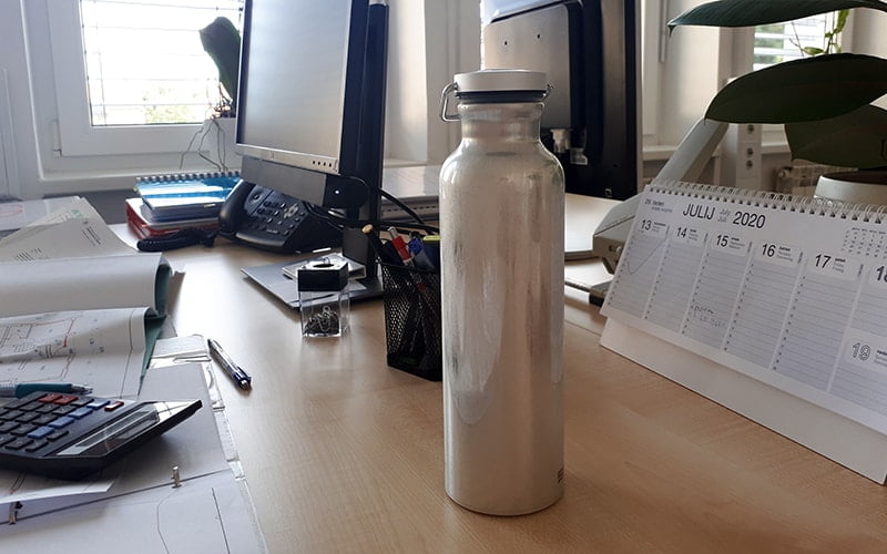 SIGG original aluminum bottle - office 2