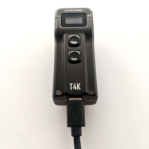 Nitecore T4K - charging