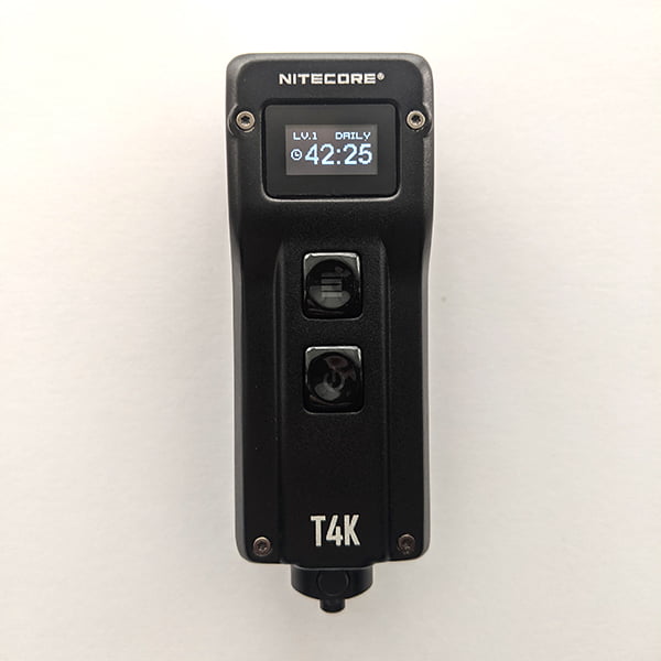 Nitecore T4K from above 2