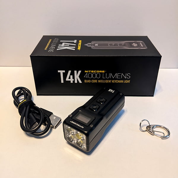 Nitecore T4K - package contents