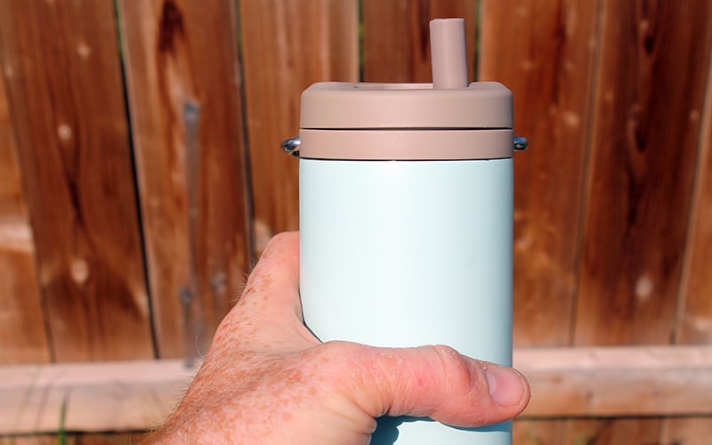 Insulated Water Bottle - TKWide 16 oz with Steel Straw