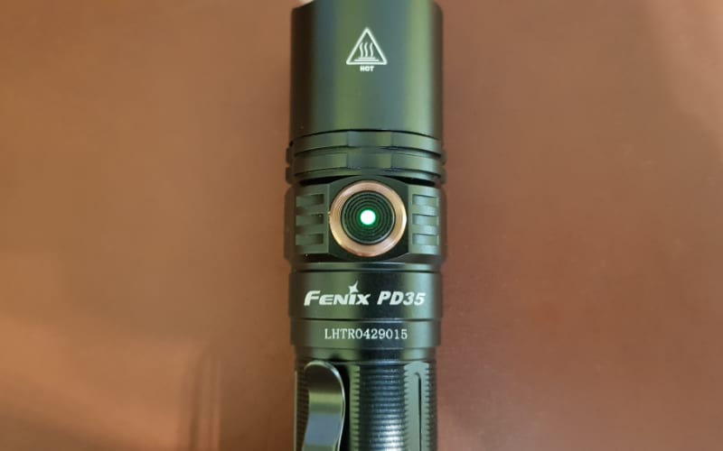 Fenix PD35 V3 charge indicator