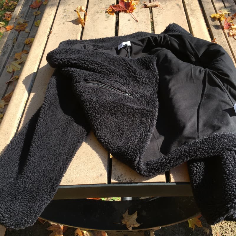 Italic Teddy Zip-Up Jacket-7