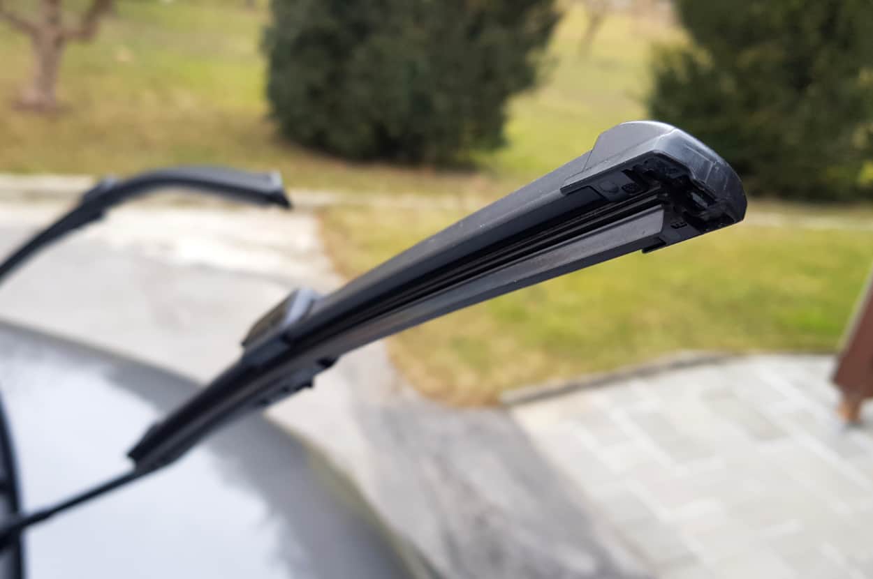 windshield wiper close-up
