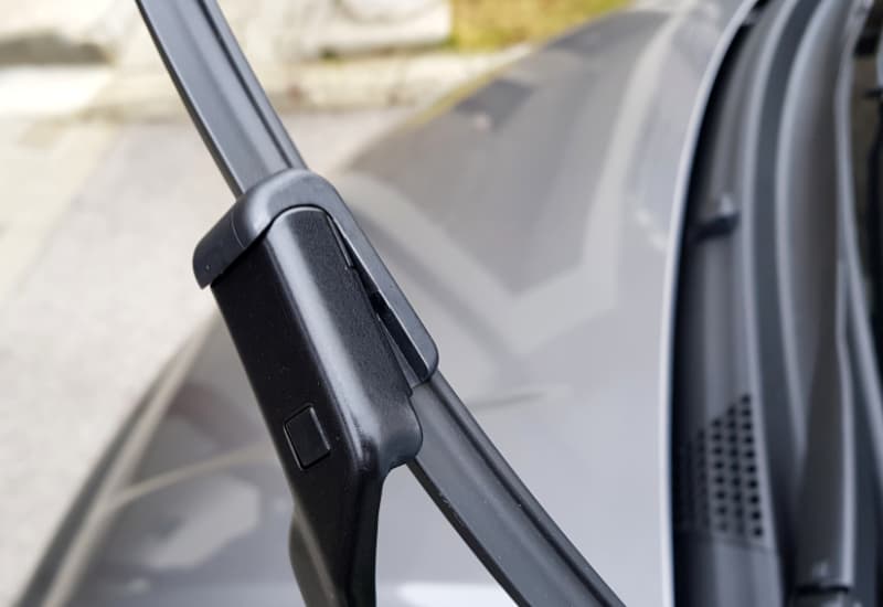 windshield wiper hinge