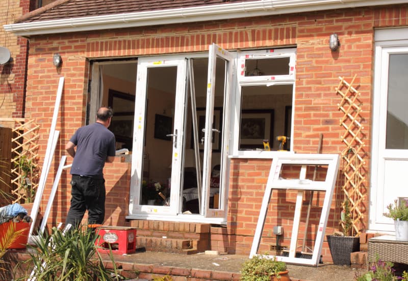 window fitter at work