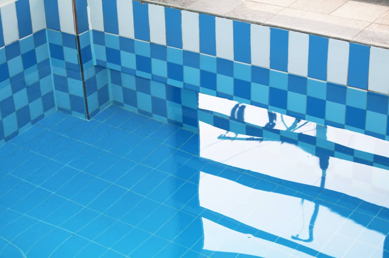 tiles in a swimming pool