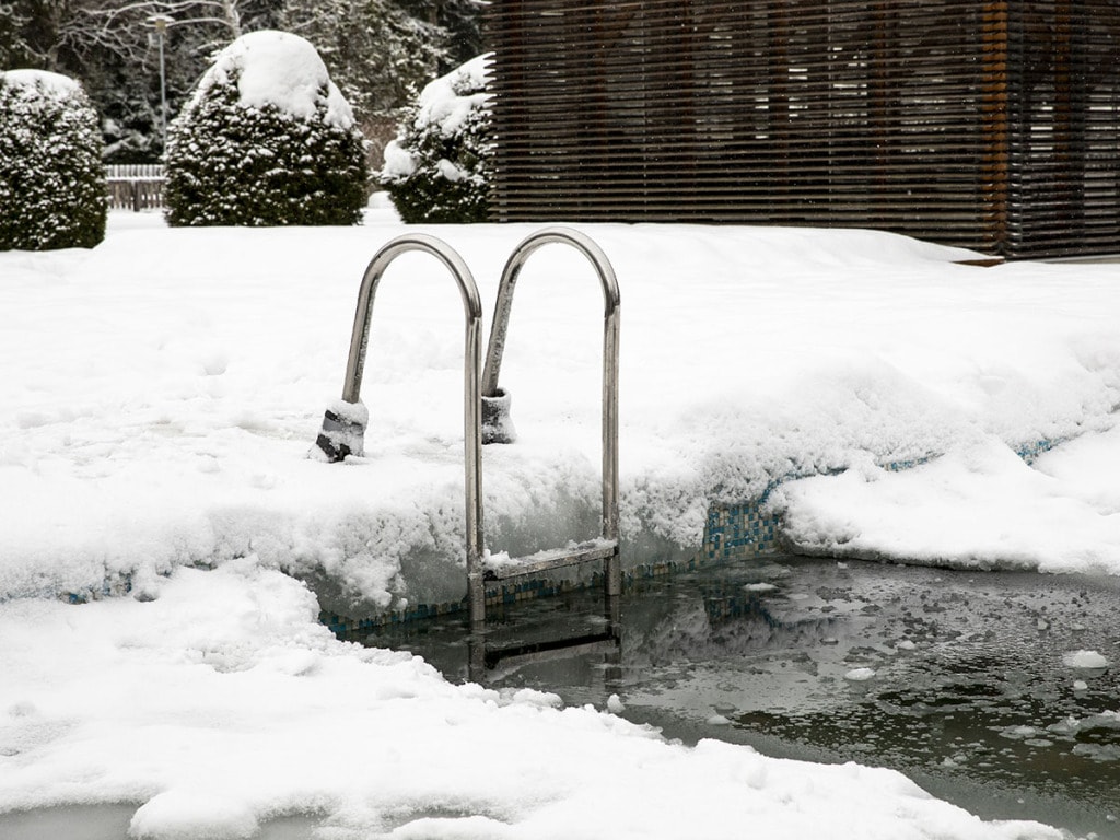 Frozen Swimming Pool