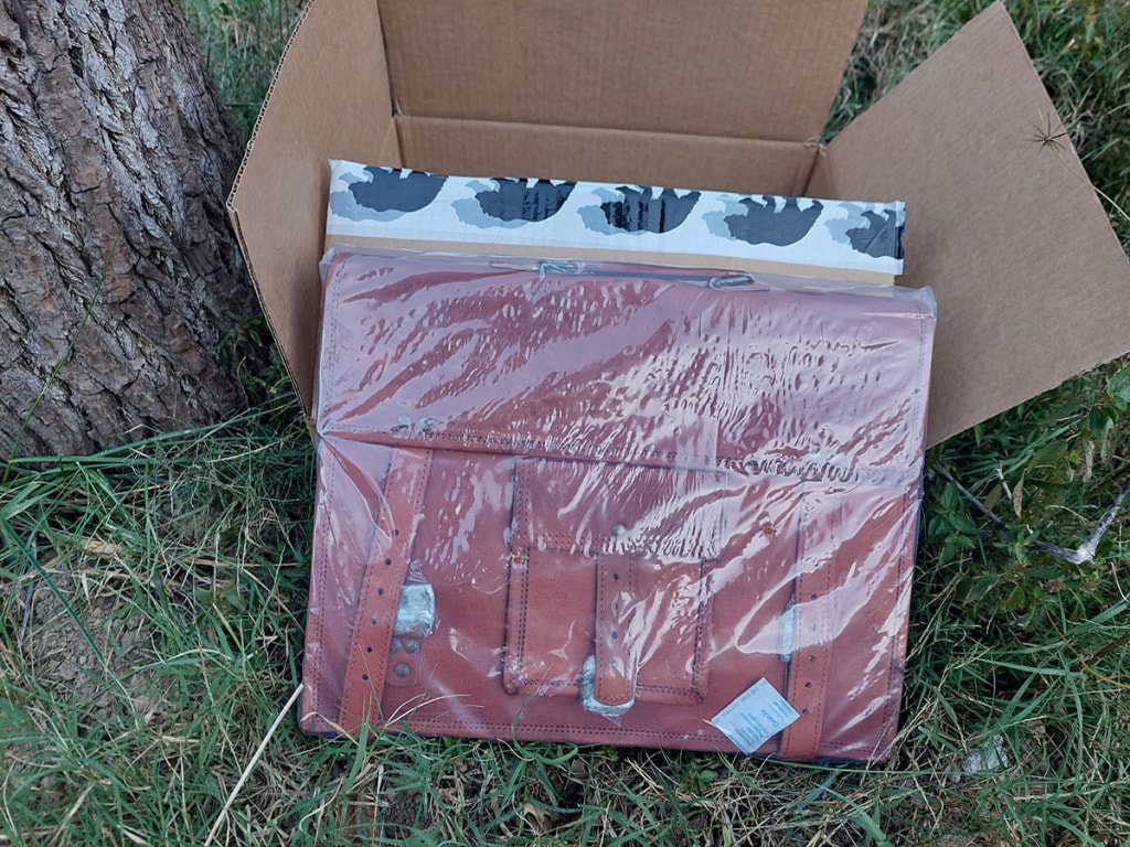 Kodiak Satchel in Packaging