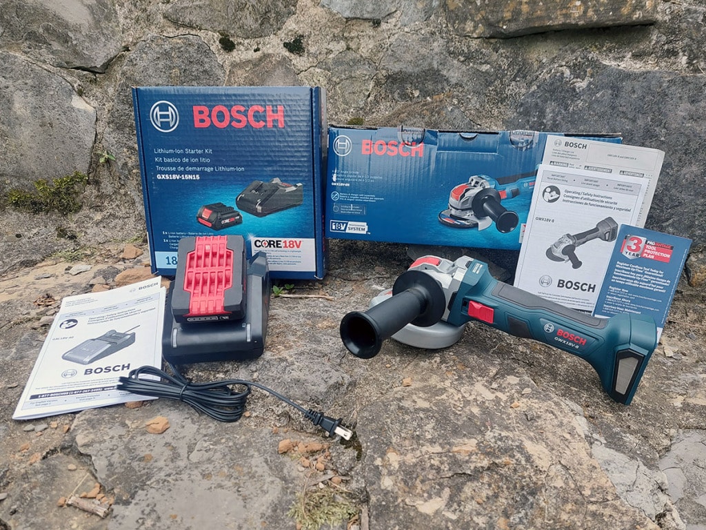 Bosch 18V X-LOCK Angle Grinder 02