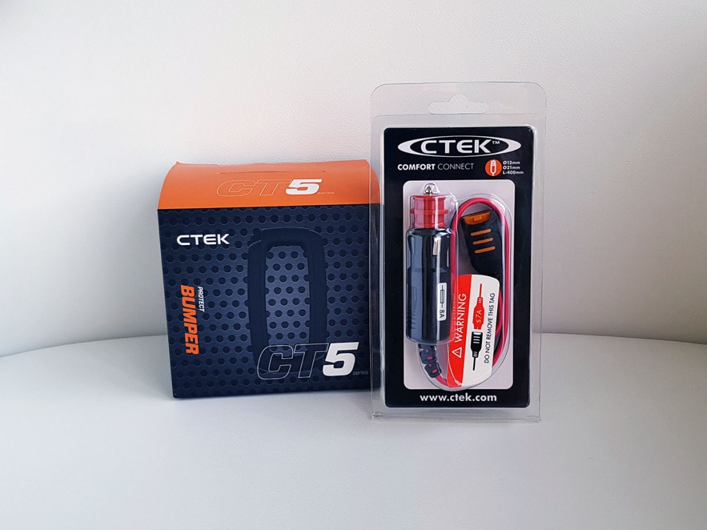 CTEK Protect Bumper and Connect Cig Plug