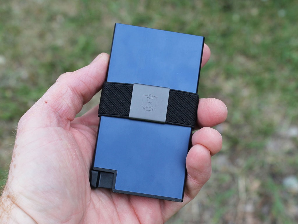 Ekster Aluminum Cardholder - in my hand