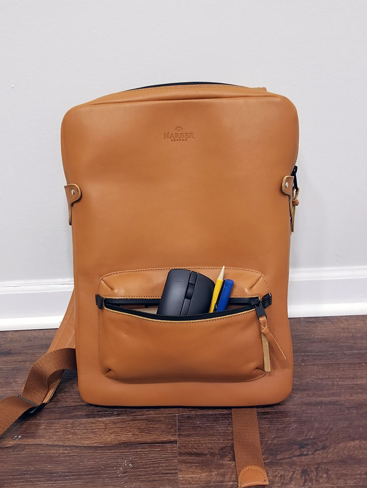 Harber London Slim Laptop Backpack-5