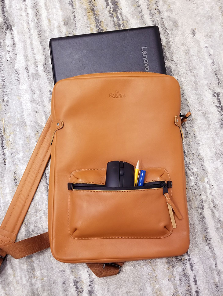 Harber London Slim Laptop Backpack-6
