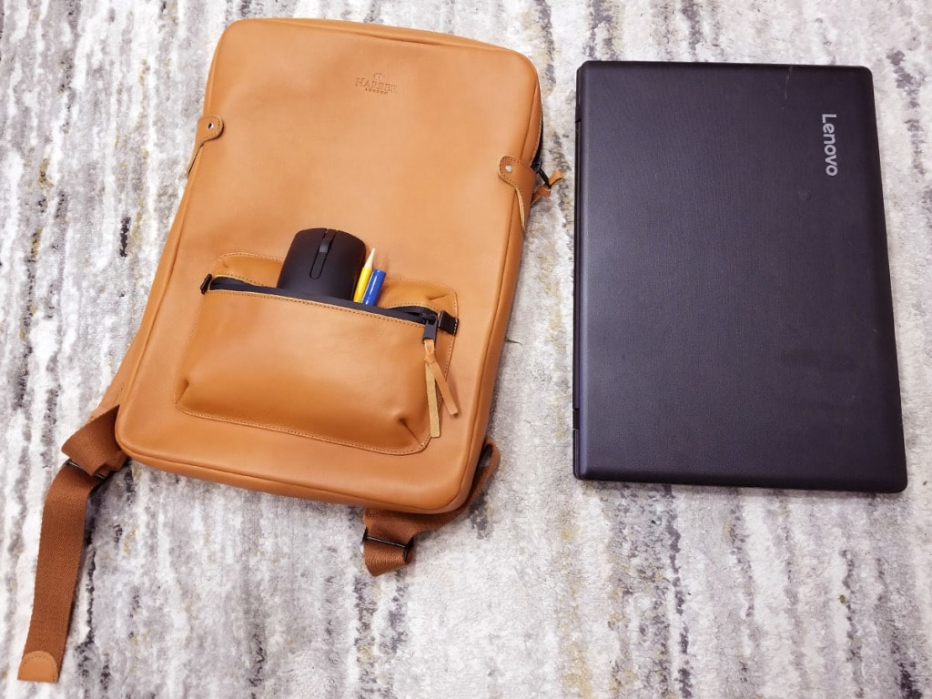 Harber London Slim Laptop Backpack-7