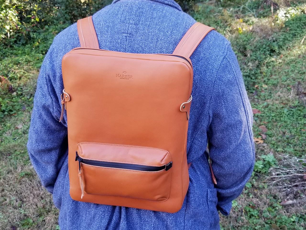 Harber London Slim Laptop Backpack-ft1