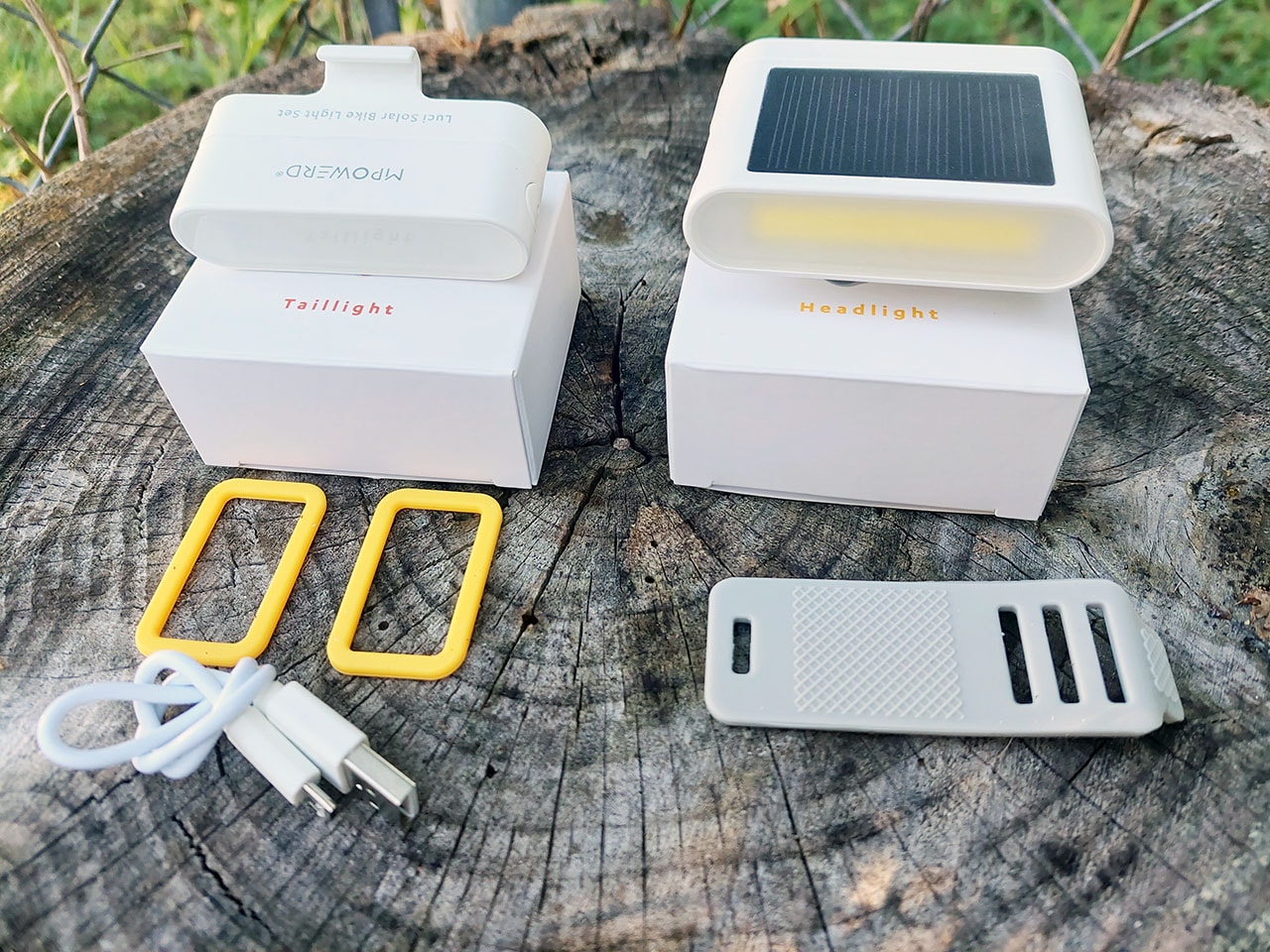 MPOWERD Luci Solar Bike Light Set ft