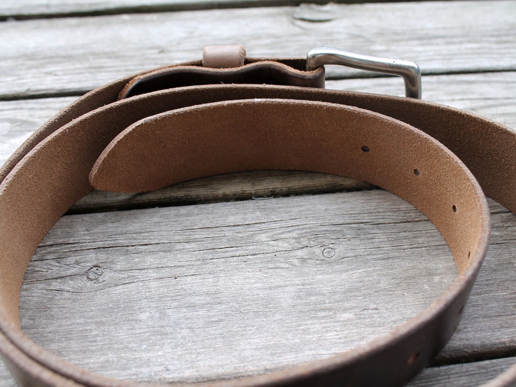 Popov Leather Natural Leather Belt 07