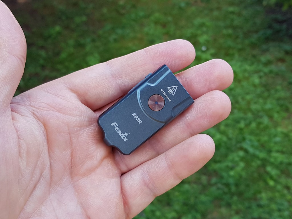 fenix e03r in my hand