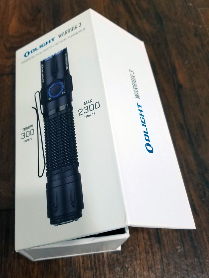 olight warrior 3 box