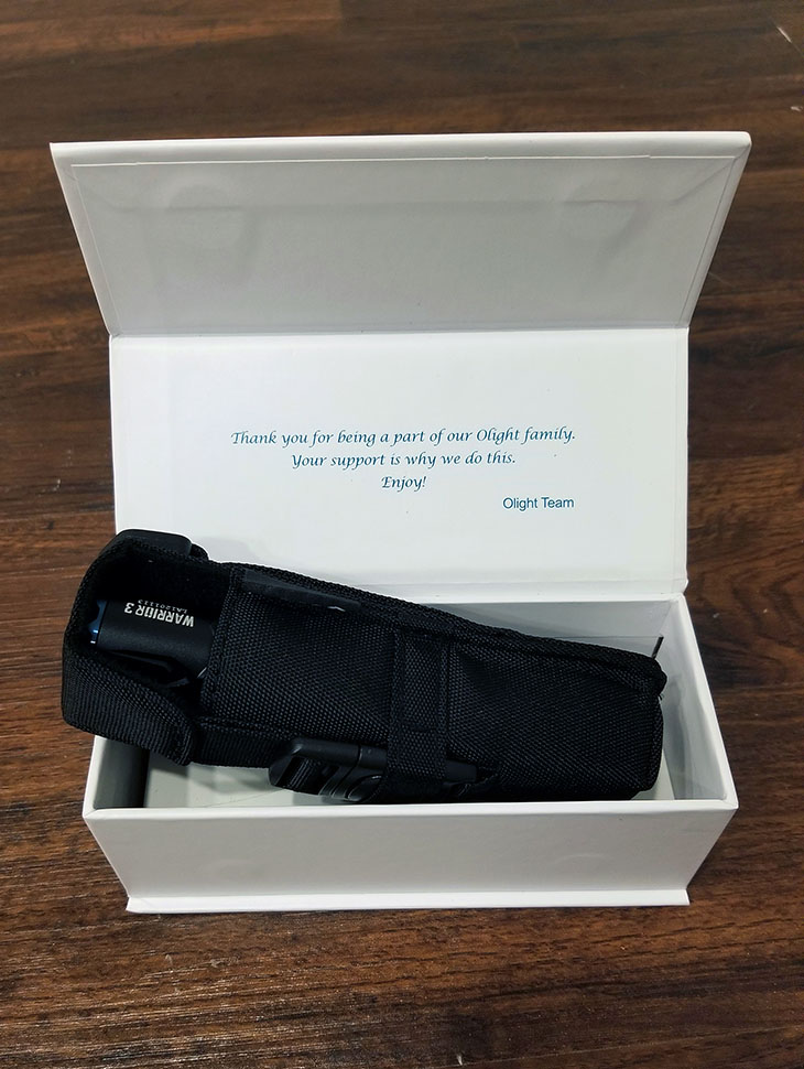 olight warrior 3 box 2