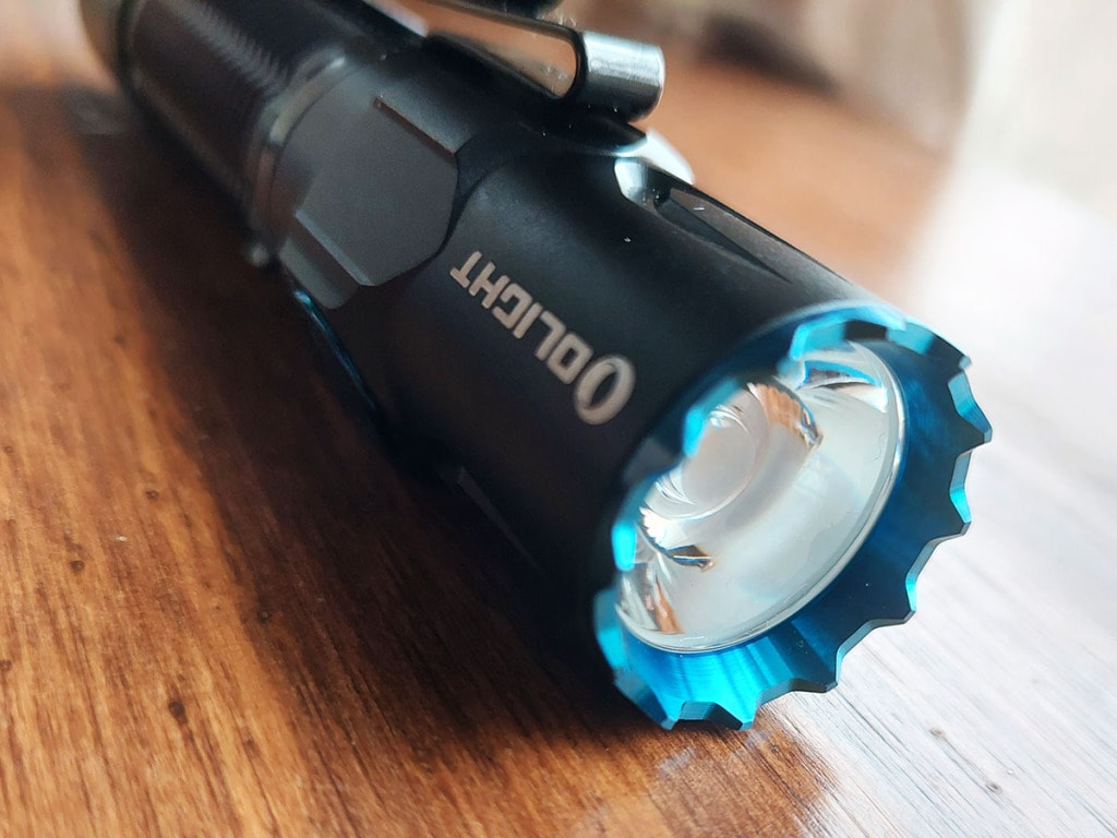 olight warrior 3 strike bezel