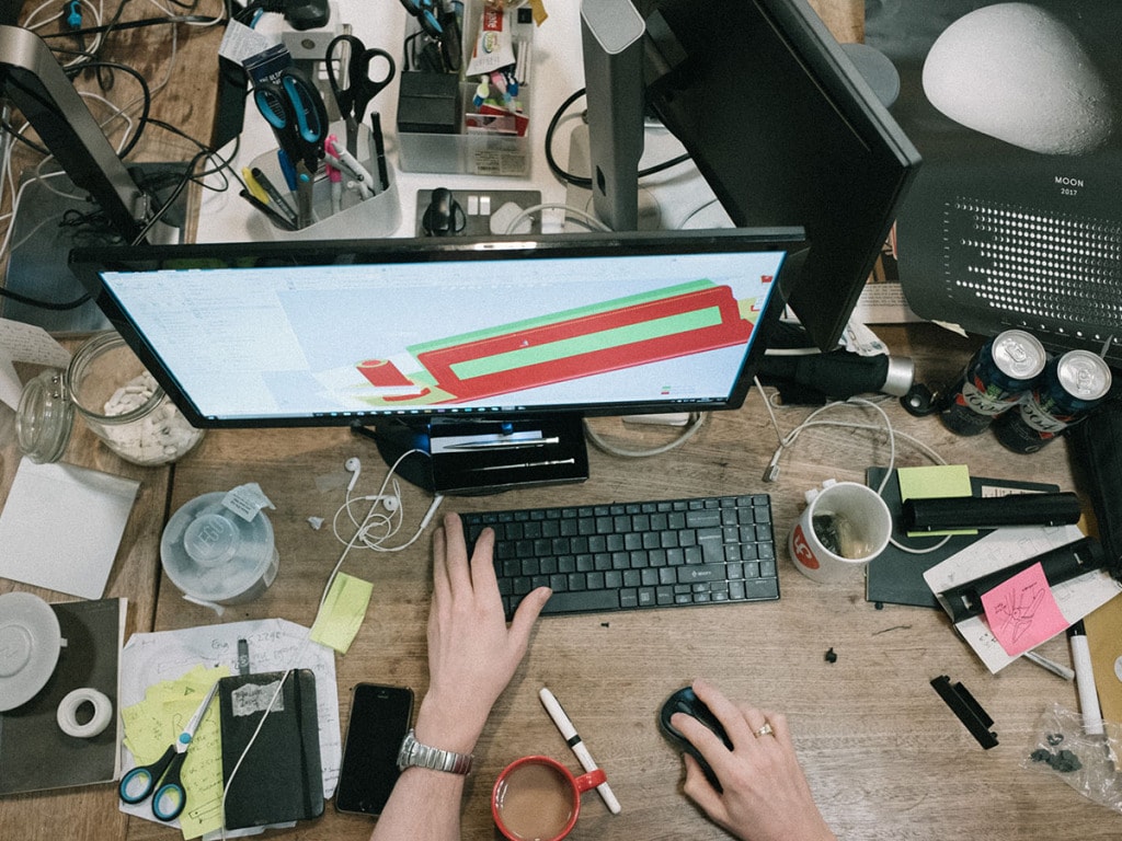 Dirty workstation