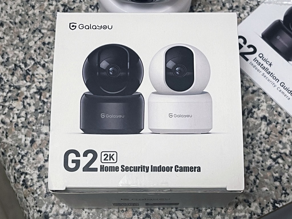  GALAYOU Indoor Security Camera 2K, Pet Camera, 360